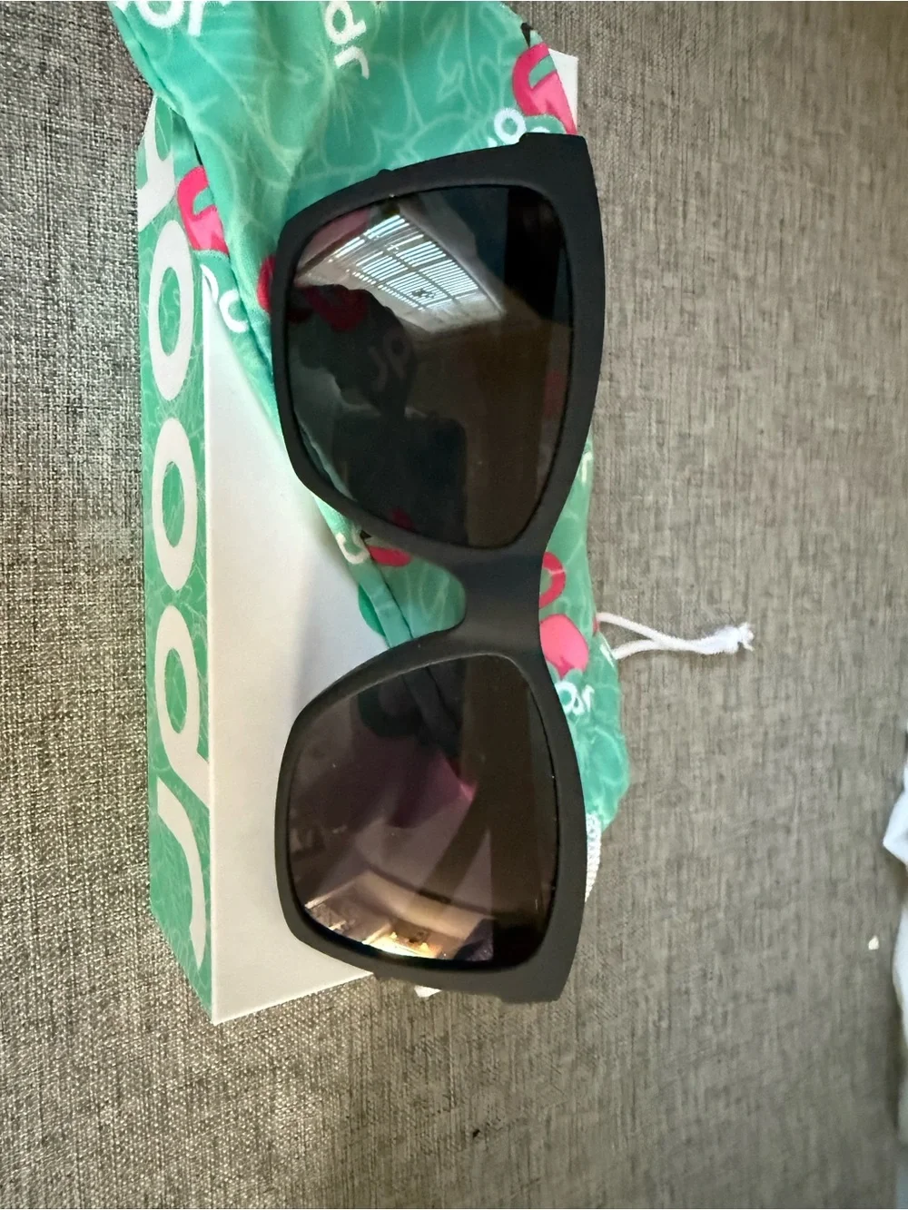 Goodr Matte Black Oversized Square Sunglasses - Goodr Women New Wave Renegade